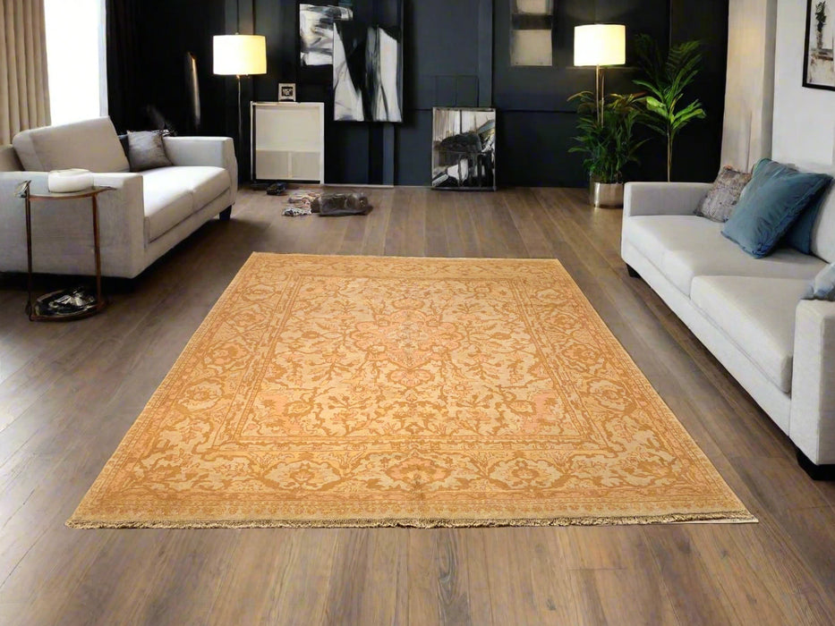 Sultanabad 100% wool Hand Made Rug, 7' 10" x 10' (P)