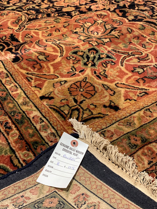 Sultanabad 100% wool Hand Made Rug, 8' x 11' 5" (P)