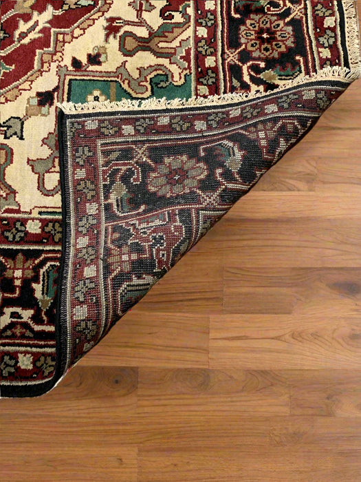 Sultanabad 100% wool Hand Made Rug, 7' 11" x 10' 1" (P)