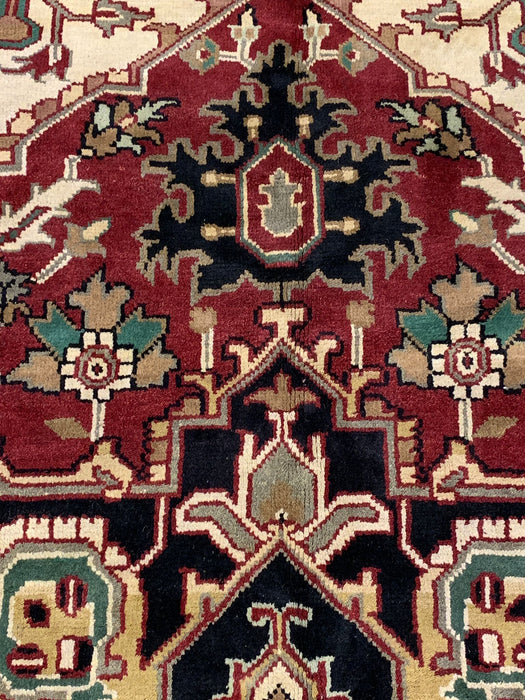 Sultanabad 100% wool Hand Made Rug, 7' 11" x 10' 1" (P)