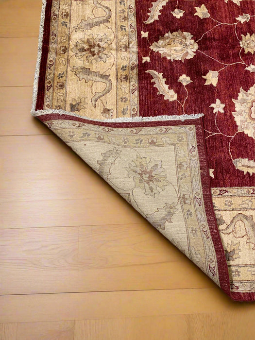 Hand-Knotted Sultanabad Vegetable-Dyed Wool Rug, 8' x 9' 7" (K)