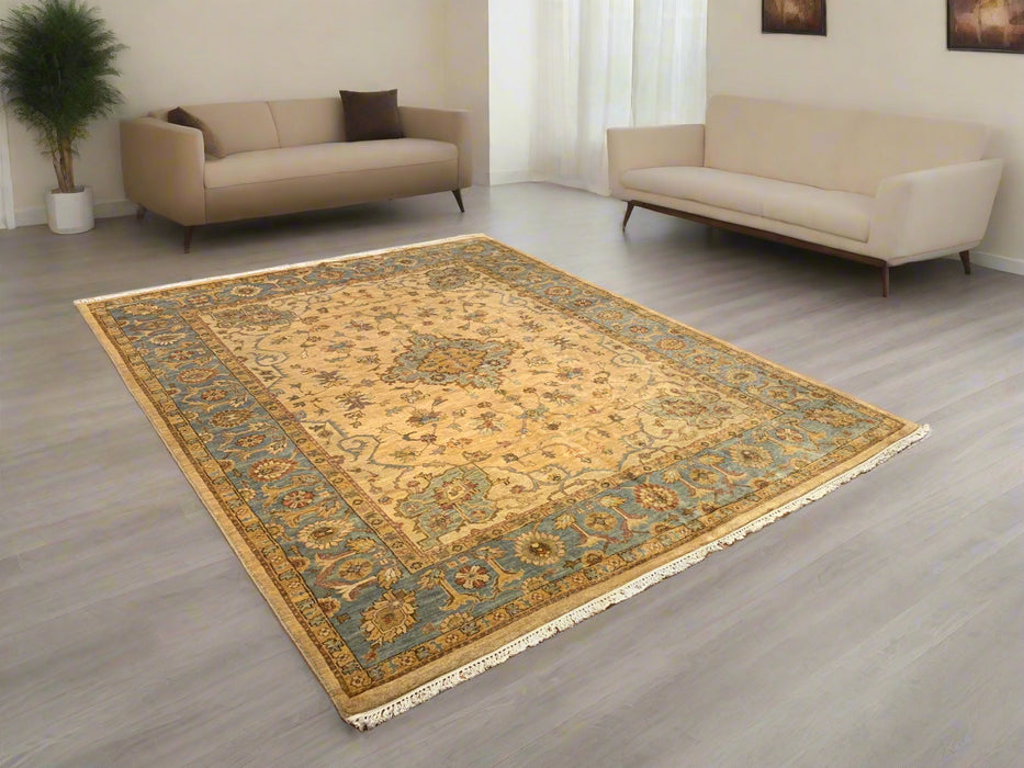 Sultanabad 100% wool Hand Made Rug, 8' x 10' (P)