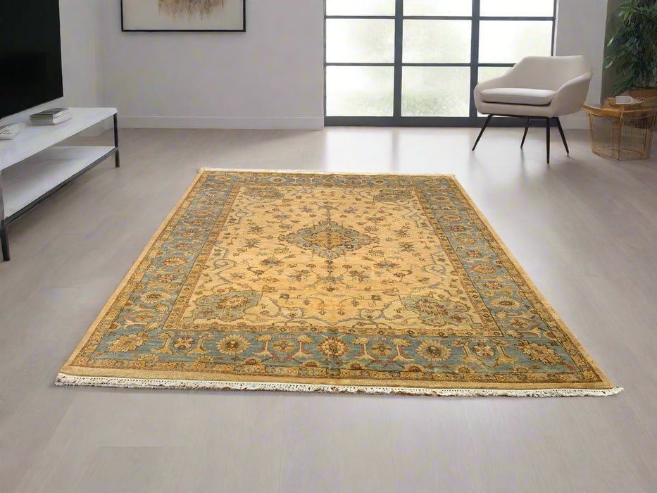 Sultanabad 100% wool Hand Made Rug, 8' x 10' (P)