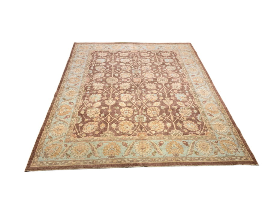 Hand-Knotted Sultanabad Vegetable-Dyed Wool Rug, 8' x 5' 3" (K)