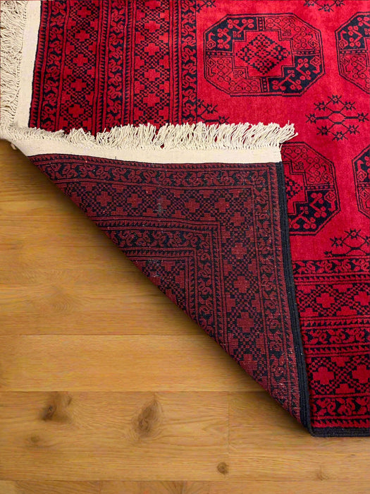 Terkaman Tribal Afghan Oriental Rug, 8' 8" x 11' 3" (C) Fielpa