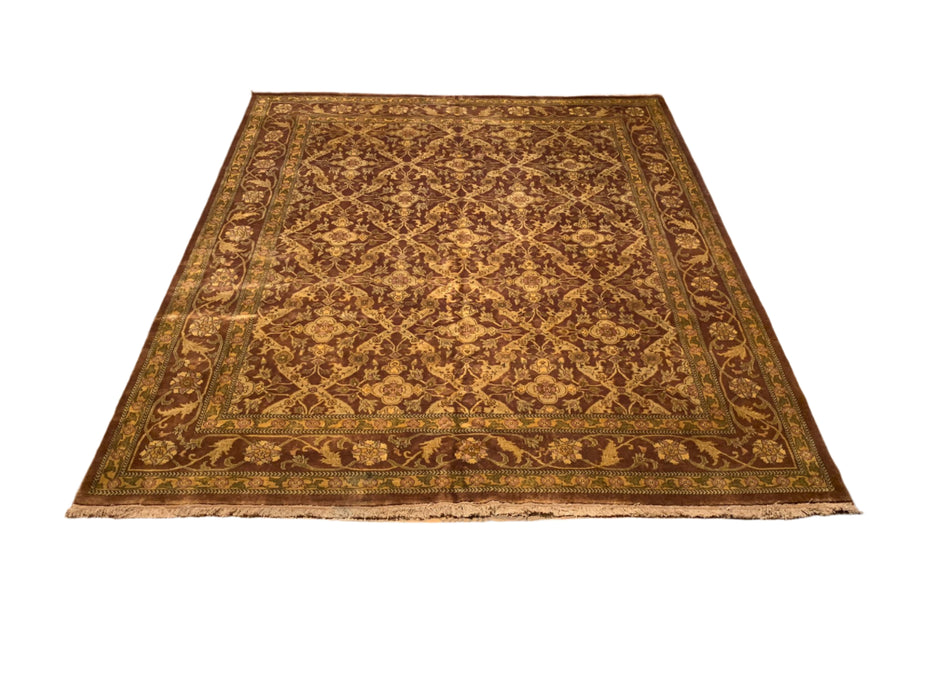 Sultanabad 100% wool Hand Made Rug, 7' 9" x 9' 8" (p)