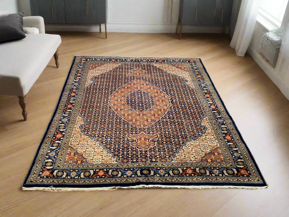 Exquisite 100% Silk Persian Design Rug – Elegant and Luxurious, 8' x 10' (H)