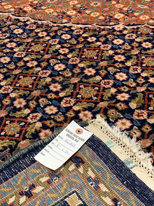 Exquisite 100% Silk Persian Design Rug – Elegant and Luxurious, 8' x 10' (H)