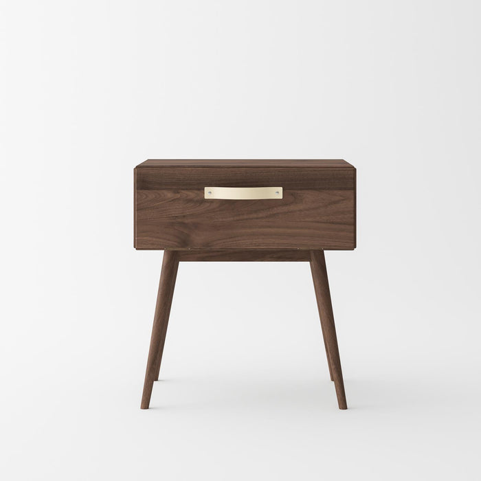 Isabella Mid Century Bedroom Set - Solid Black Walnut