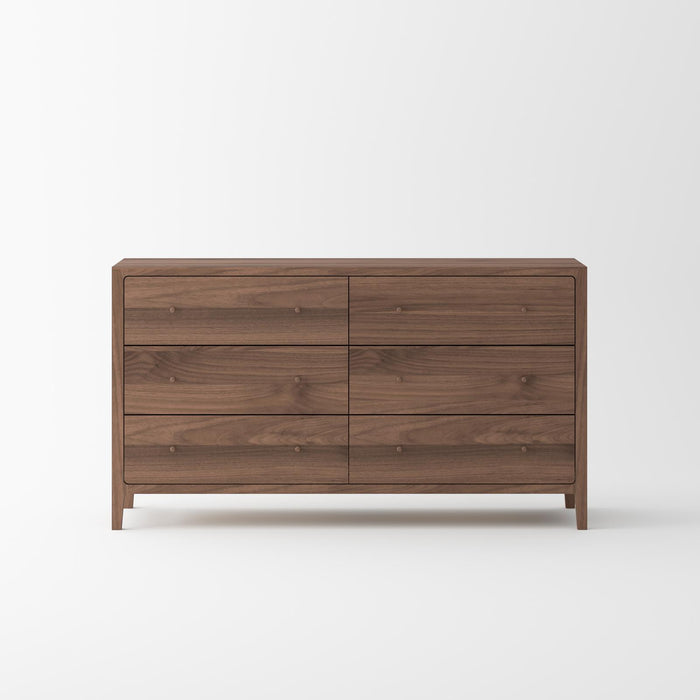 Isabella Mid Century Bedroom Set - Solid Black Walnut