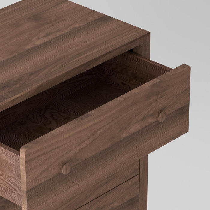 Isabella Mid Century Bedroom Set - Solid Black Walnut