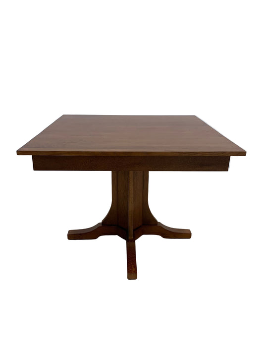 Mission Quarter Sawn Oak Square Dining Table Set - 42"