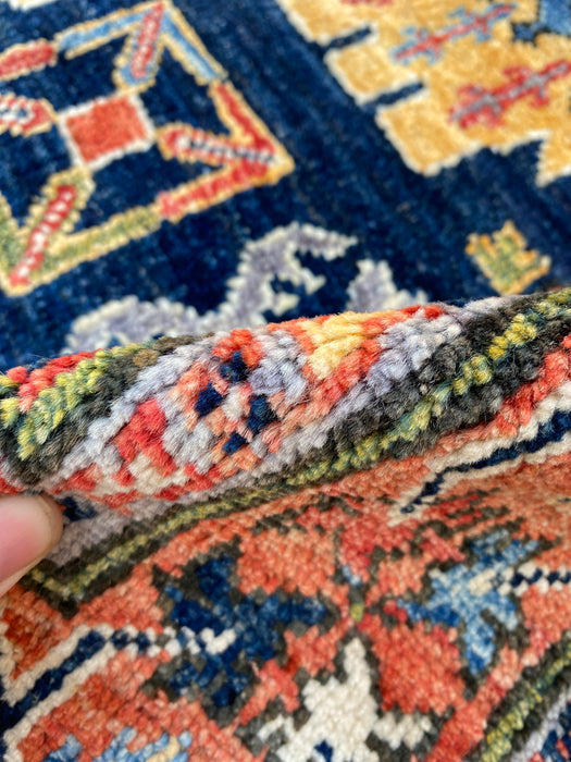 Hand-Knotted Sultanabad Vegetable-Dyed Wool Rug, 5' 1" x 6' 8"