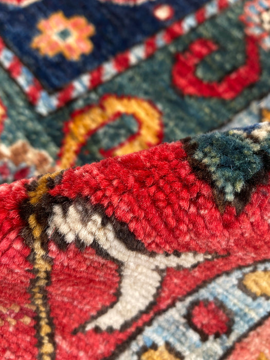 Hand-Knotted Sultanabad Vegetable-Dyed Wool Rug, 8' 1" x 10'