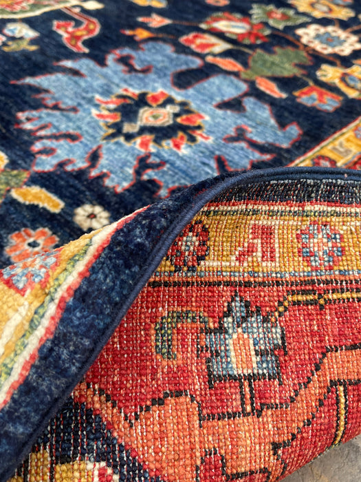 Hand-Knotted Sultanabad Vegetable-Dyed Wool Rug, 5' x 6' 7"