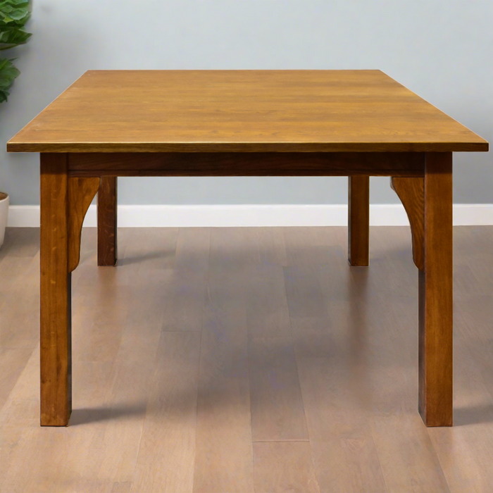 Mission Style White Oak Square Dining Table - (2 Colors Available)