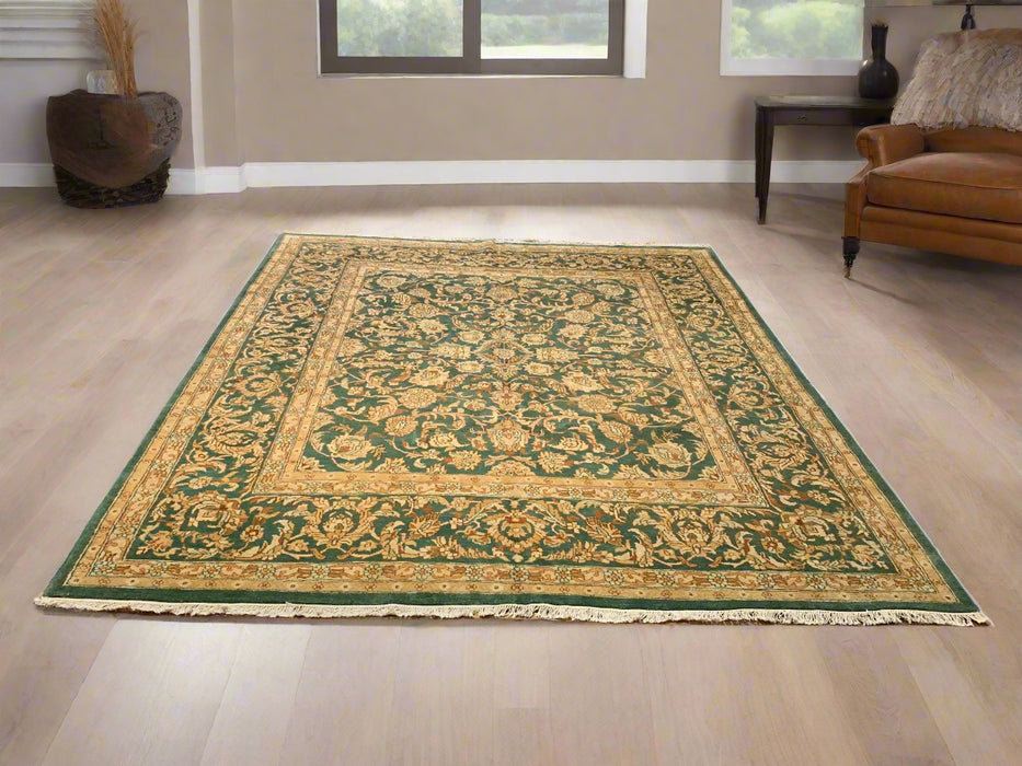Sultanabad 100% wool Hand Made Rug - size 8" x 9' 10"  (P)