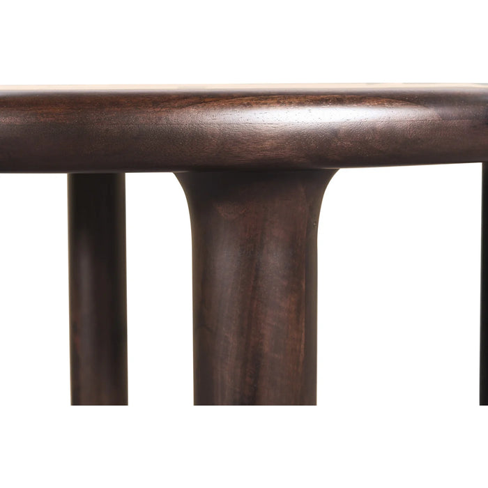 Aspen Solid Mango Wood Dining Table in Honey Date