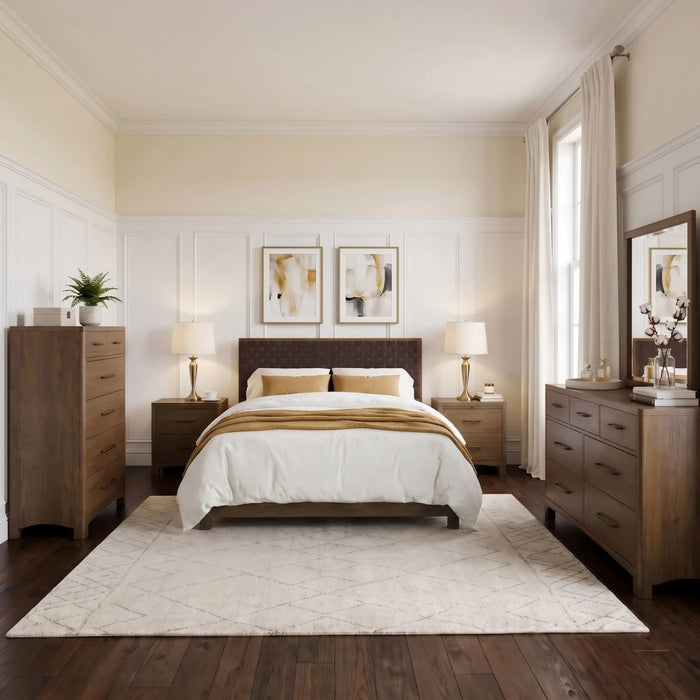 Fairmont 6 Door Chest in Tavern Brown -54"h