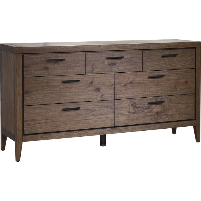 Richmond Upholstered Storage Bedroom Set in Wild Oats Brown
