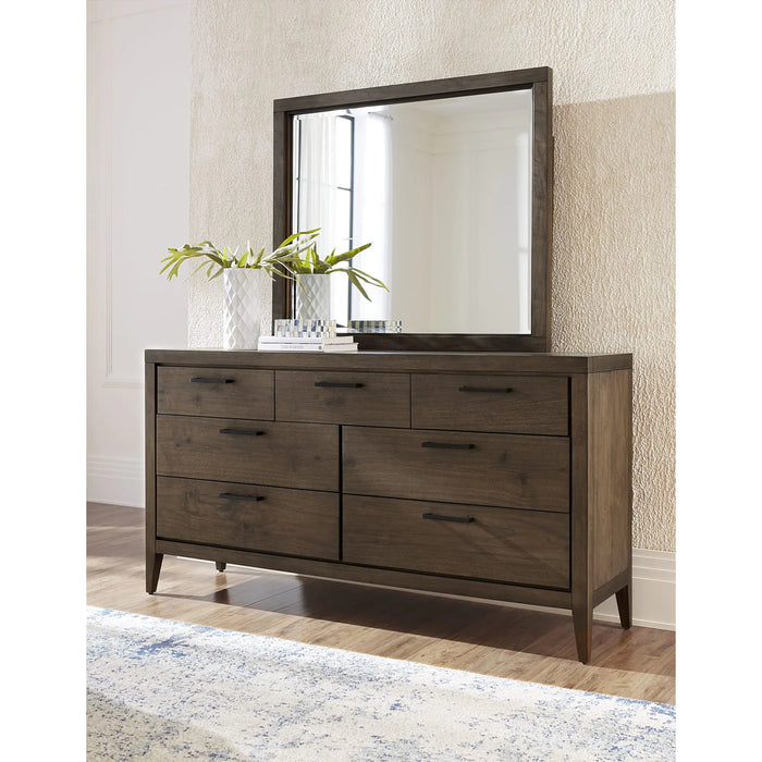 Richmond Upholstered Storage Bedroom Set in Wild Oats Brown
