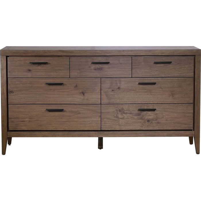 Richmond Upholstered Storage Bedroom Set in Wild Oats Brown