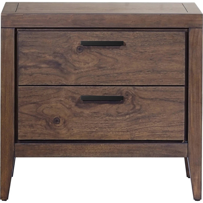 Richmond Upholstered Storage Bedroom Set in Wild Oats Brown