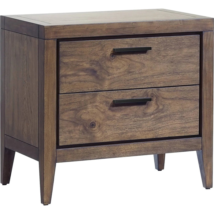 Richmond Upholstered Storage Bedroom Set in Wild Oats Brown