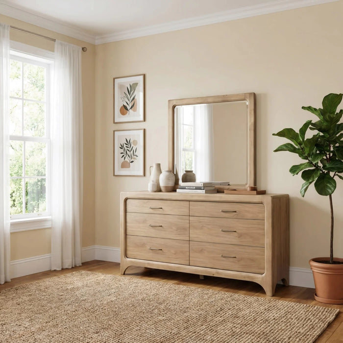 Raleigh Wood & Upholstered Bedroom Set