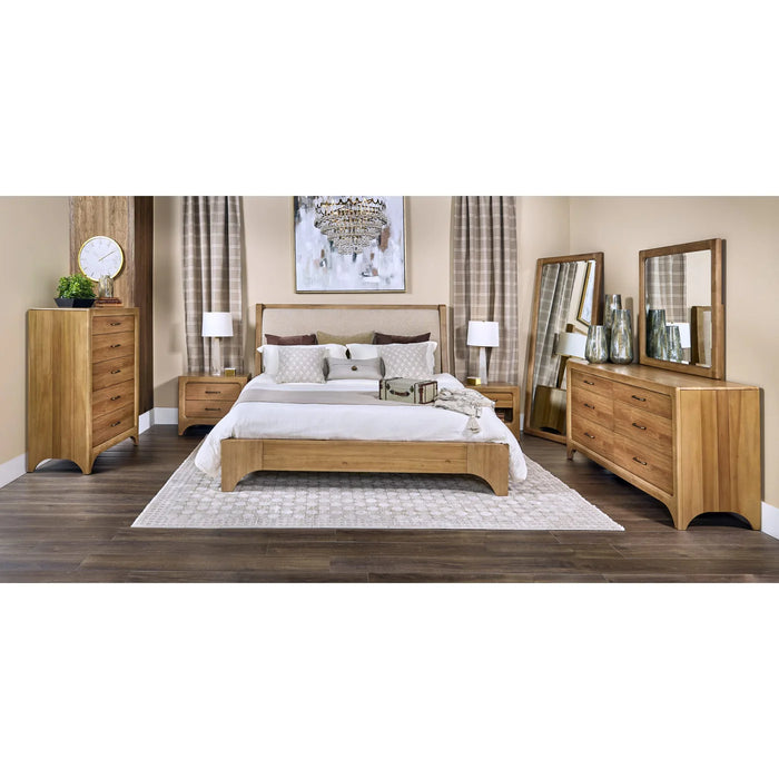 Raleigh Wood & Upholstered Bedroom Set