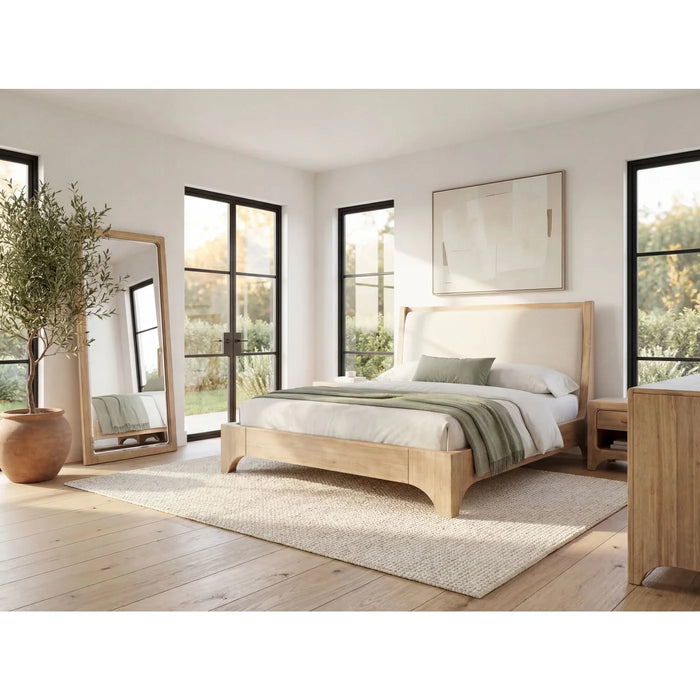 Raleigh Wood & Upholstered Bed Frame