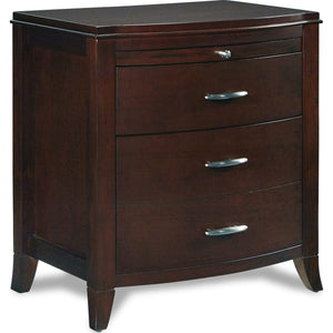 Set of 2 Brighton Charging Station bedside table in cinnamon
