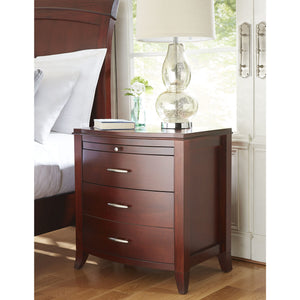 Set of 2 Brighton Charging Station bedside table in cinnamon