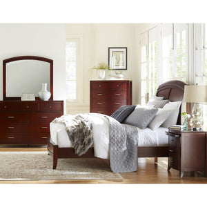 Brighton chest of drawers with nine drawers and Mirror in cinnamon (2024)
