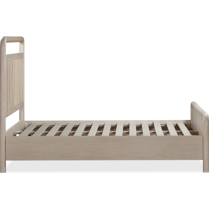 The Calnox Collection Light Oak Modern Farmhouse Bed Frame