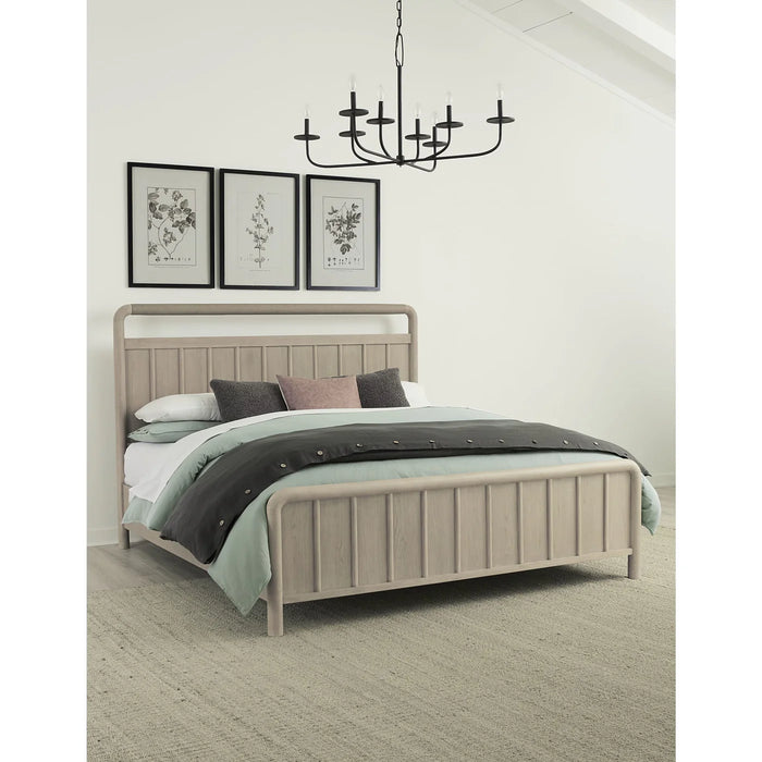 The Calnox Collection Light Oak Modern Farmhouse Bedroom Furniture Set