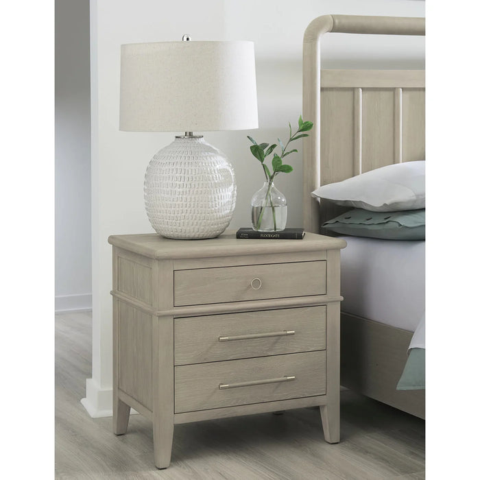 The Calnox Collection Light Oak Modern Farmhouse Bedroom Furniture Set