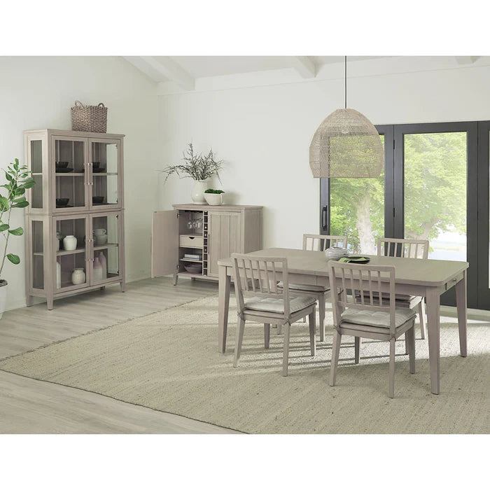 Marisole 2-Door 2-Drawer Bar Cabinet with Stemware Rack & Wine Rack