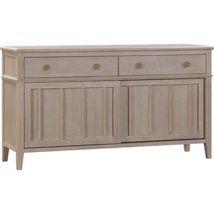 Camden oak sideboard with two drawers and two doors in Chai