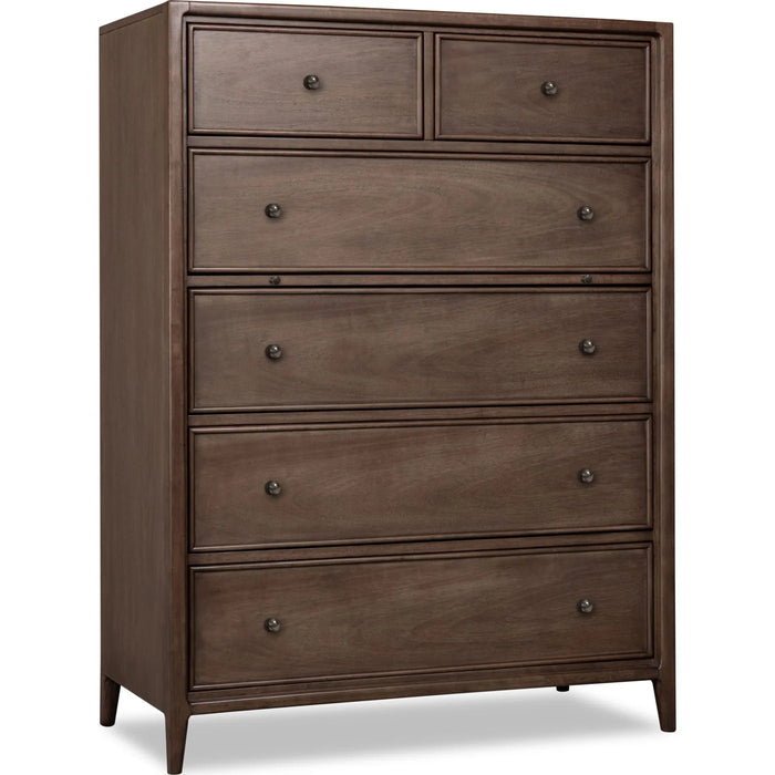 Whitmore 6-Drawer Chest in Pecan Pie