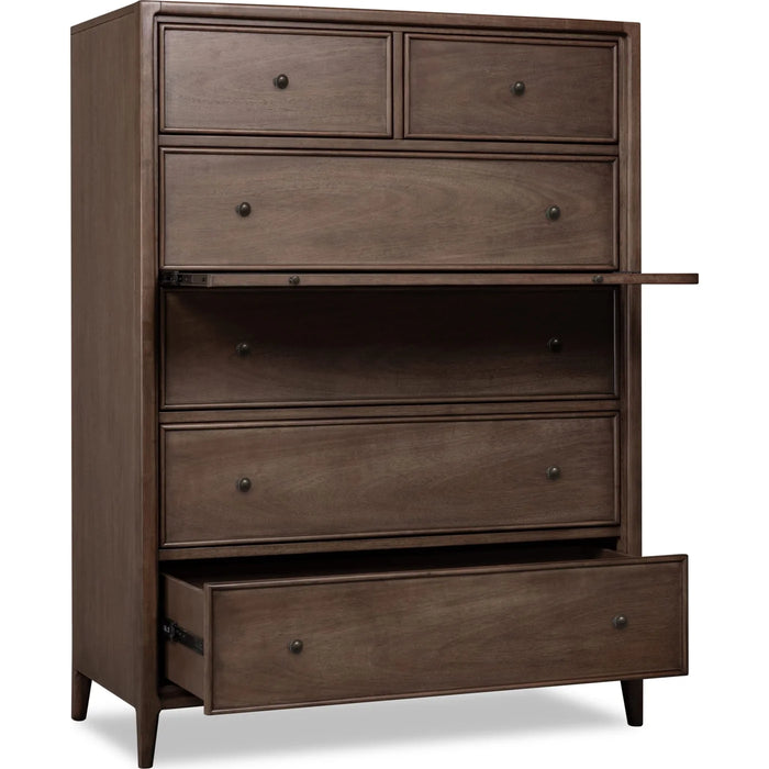 Whitmore 6-Drawer Chest in Pecan Pie
