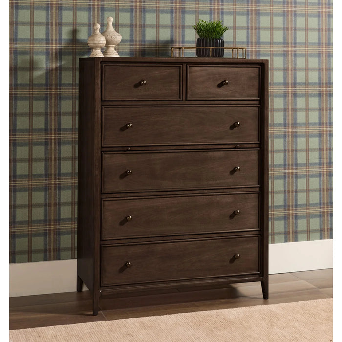 Whitmore 6-Drawer Chest in Pecan Pie