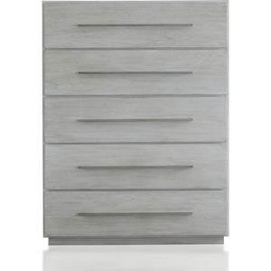 Destination five-drawer chest in cotton grey (2024)