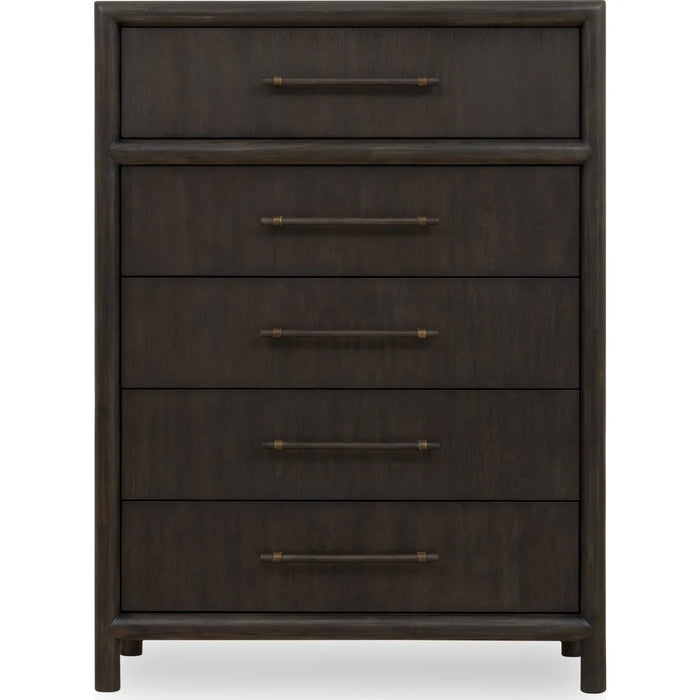 Sivra Natural Acacia Bedroom Set – Modern Textured Wood Design