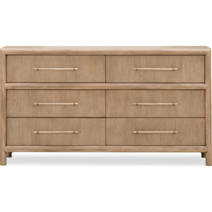 Sivra Natural Acacia Storage Bedroom Set – Modern Textured Wood Design