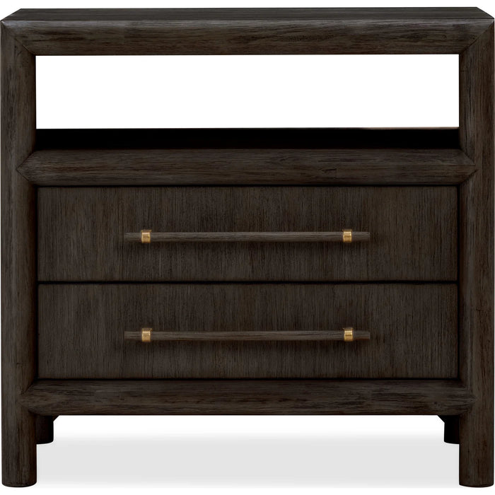 Sivra Natural Acacia Bedroom Set – Modern Textured Wood Design