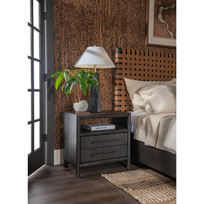 Sivra Natural Acacia Bedroom Set – Modern Textured Wood Design