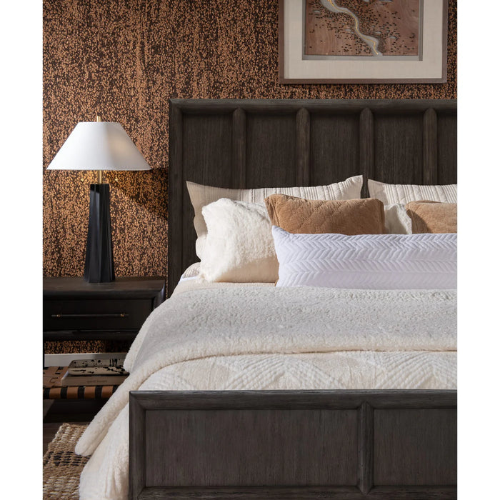 Sivra Natural Acacia Bedroom Set – Modern Textured Wood Design