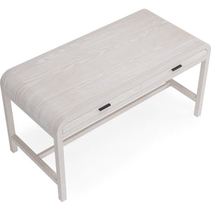 Drake desk with two drawers in sugar