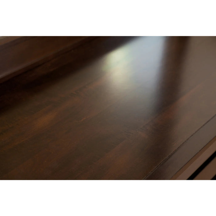 The Calven Collection Dark Chocolate Mahogany Bedroom Furniture Set